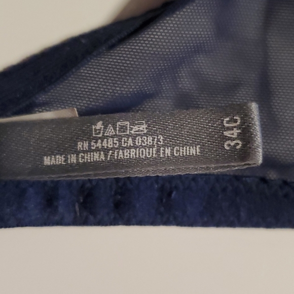 Navy Padded Bra by Aerie - 34C - Picture 10 of 11